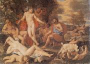 Nicolas Poussin Midas and Bacchus painting